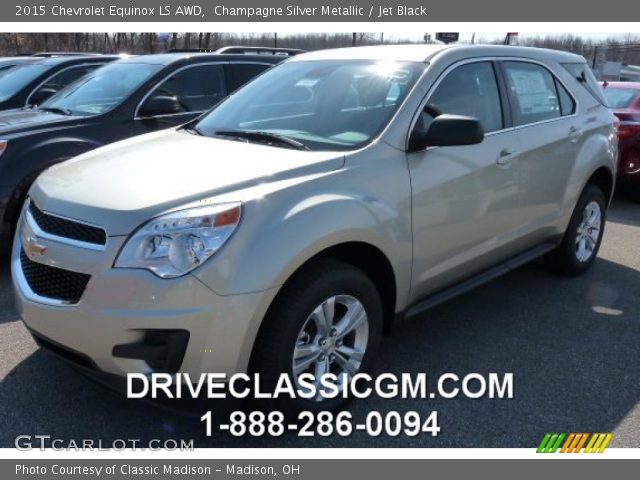 2015 Chevrolet Equinox LS AWD in Champagne Silver Metallic