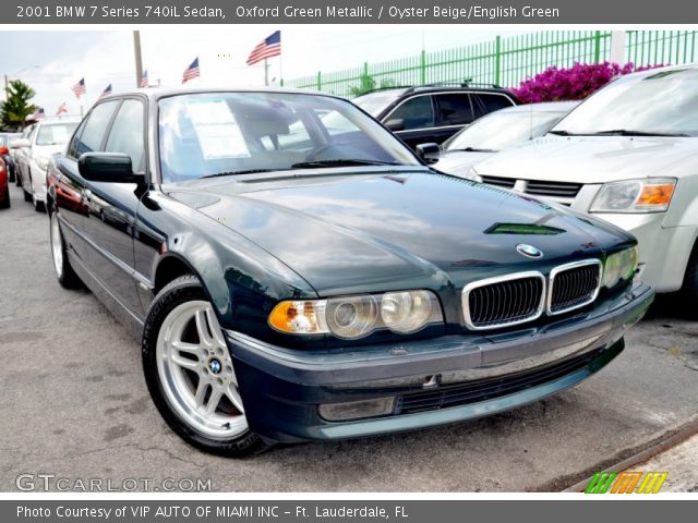 2001 BMW 7 Series 740iL Sedan in Oxford Green Metallic