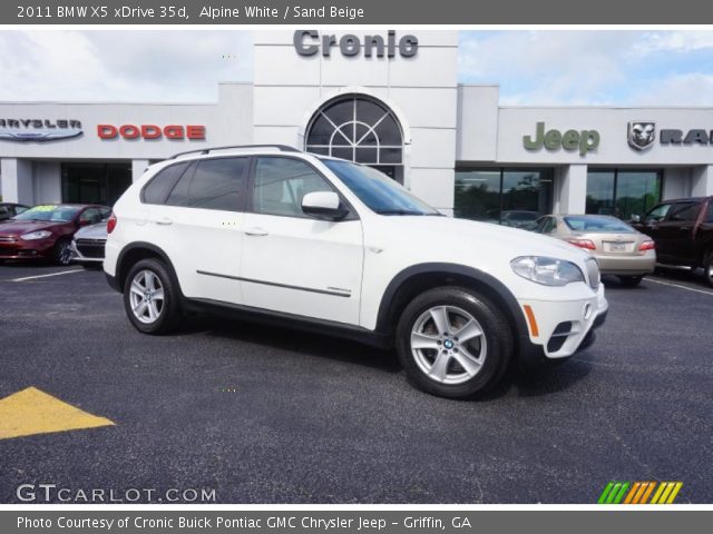 2011 BMW X5 xDrive 35d in Alpine White