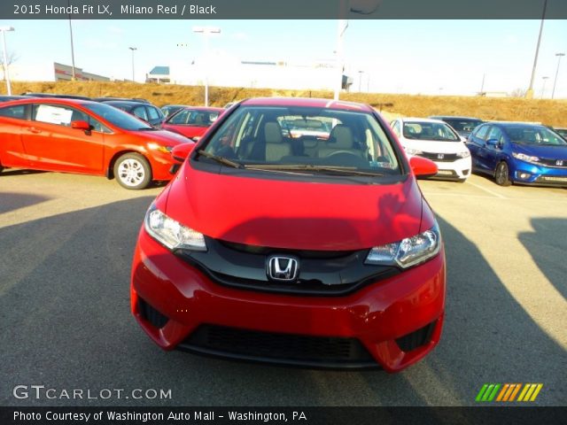 2015 Honda Fit LX in Milano Red