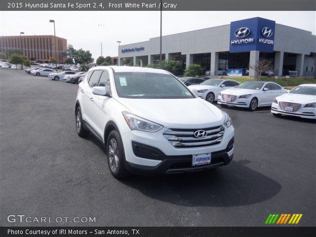 2015 Hyundai Santa Fe Sport 2.4 in Frost White Pearl