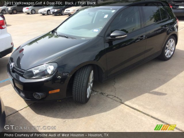 2011 Volkswagen Golf 4 Door TDI in Black