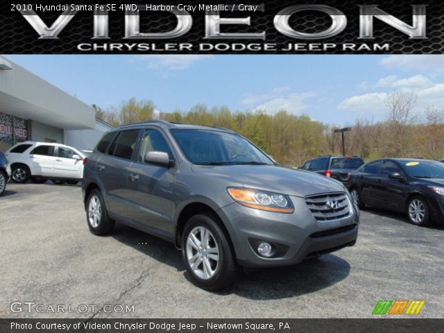 2010 Hyundai Santa Fe SE 4WD in Harbor Gray Metallic