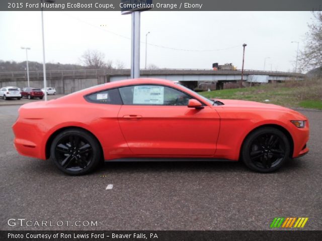 2015 Ford Mustang EcoBoost Coupe in Competition Orange
