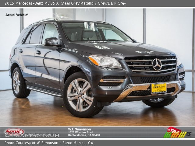 2015 Mercedes-Benz ML 350 in Steel Grey Metallic