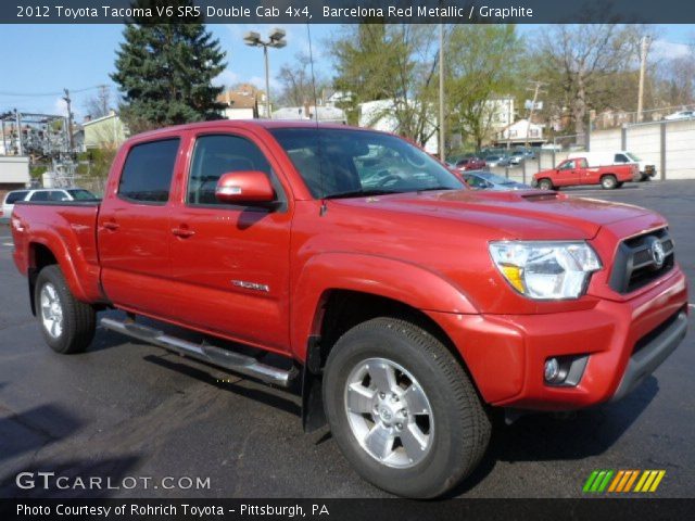 2012 Toyota Tacoma V6 SR5 Double Cab 4x4 in Barcelona Red Metallic