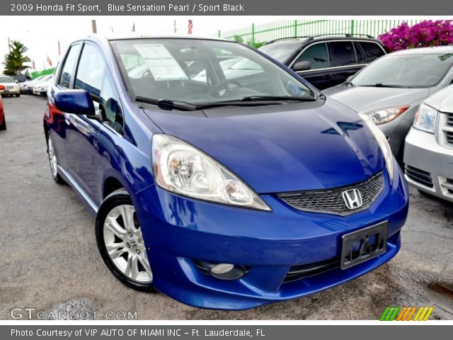 2009 Honda Fit Sport in Blue Sensation Pearl