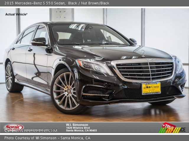 2015 Mercedes-Benz S 550 Sedan in Black