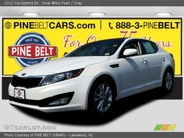 2012 Kia Optima EX in Snow White Pearl
