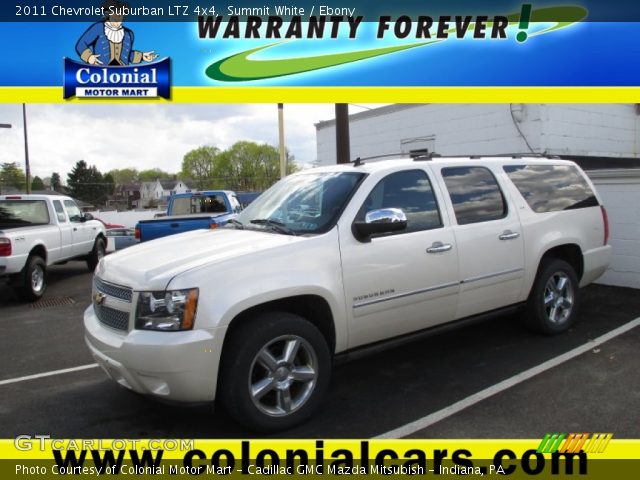 2011 Chevrolet Suburban LTZ 4x4 in Summit White