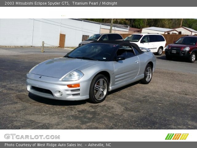 2003 Mitsubishi Eclipse Spyder GTS in Titanium Pearl