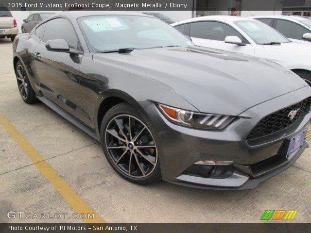 2015 Ford Mustang EcoBoost Coupe in Magnetic Metallic