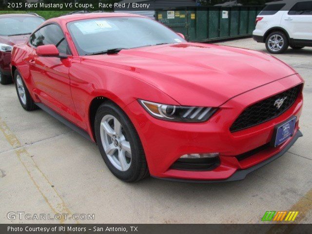 2015 Ford Mustang V6 Coupe in Race Red