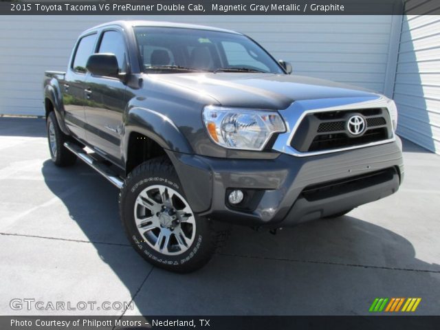 2015 Toyota Tacoma V6 PreRunner Double Cab in Magnetic Gray Metallic