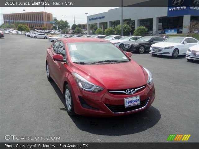 2016 Hyundai Elantra SE in Red