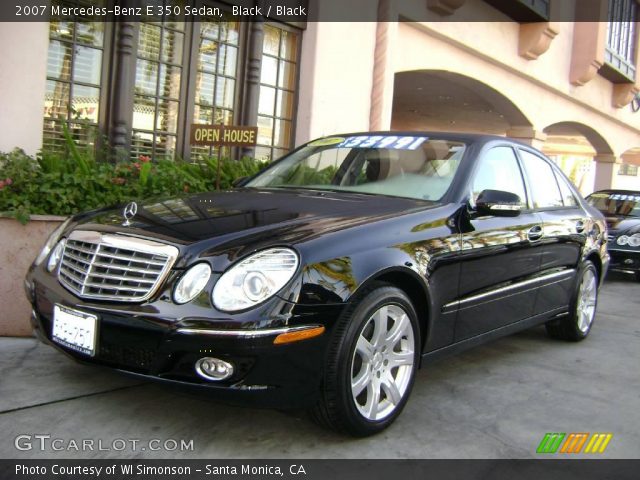 2007 Mercedes-Benz E 350 Sedan in Black