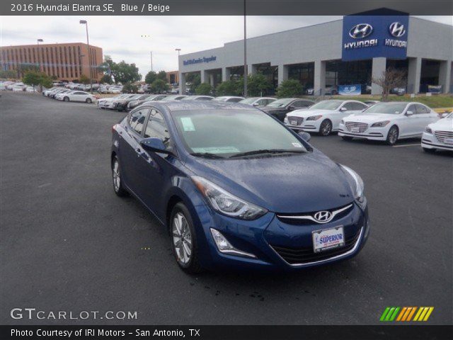 2016 Hyundai Elantra SE in Blue