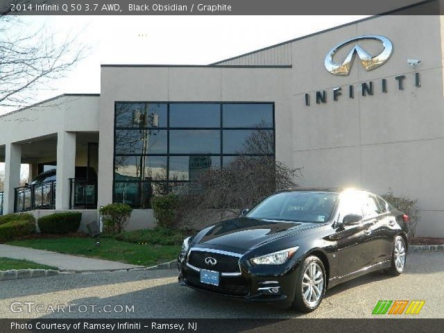 2014 Infiniti Q 50 3.7 AWD in Black Obsidian