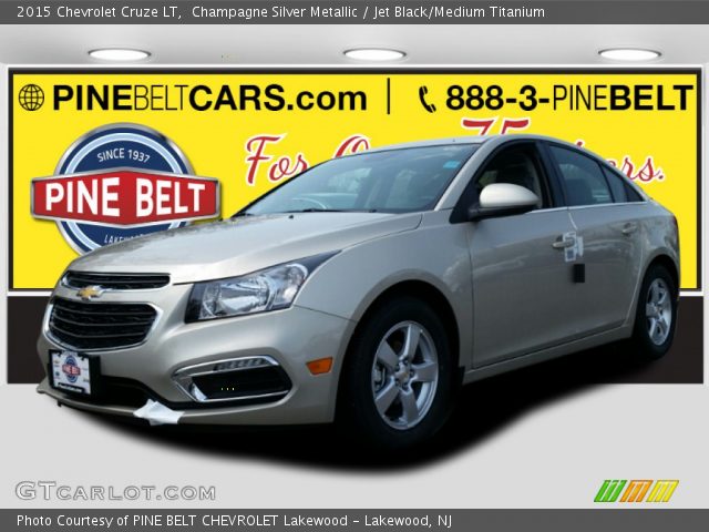 2015 Chevrolet Cruze LT in Champagne Silver Metallic