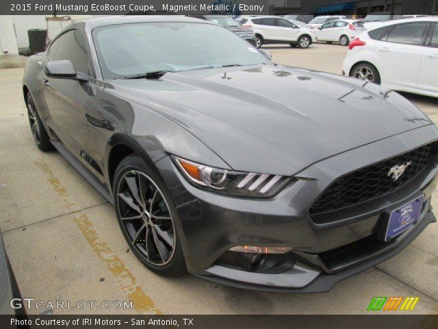 2015 Ford Mustang EcoBoost Coupe in Magnetic Metallic