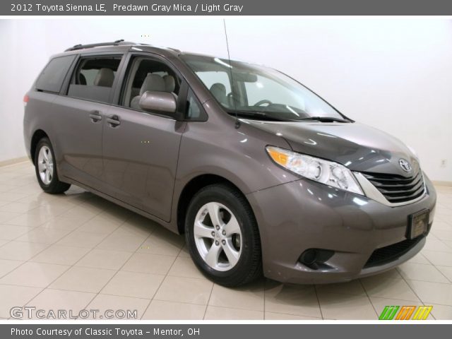 2012 Toyota Sienna LE in Predawn Gray Mica