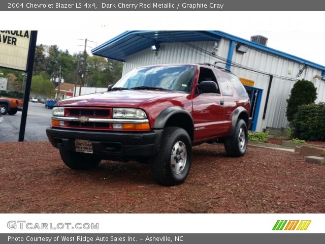 2004 Chevrolet Blazer LS 4x4 in Dark Cherry Red Metallic
