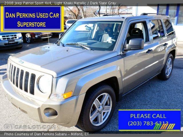 2008 Jeep Patriot Sport 4x4 in Light Khaki Metallic