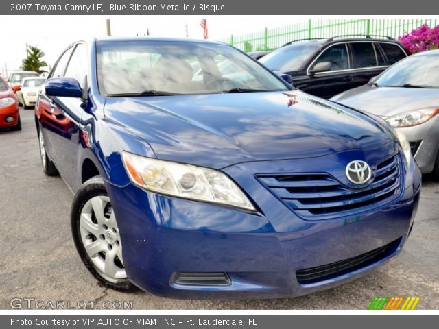 2007 Toyota Camry LE in Blue Ribbon Metallic