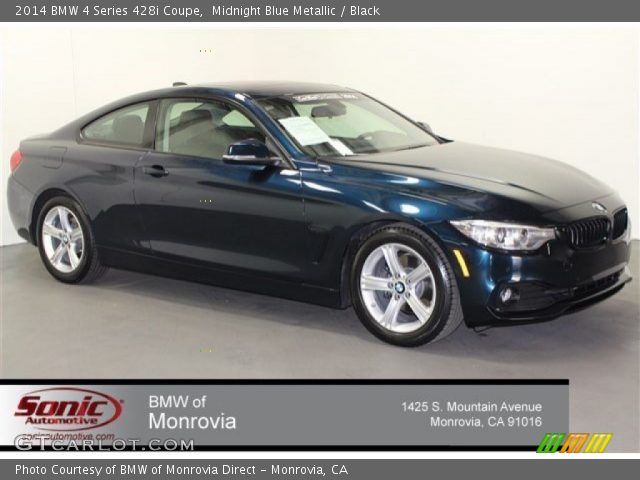 2014 BMW 4 Series 428i Coupe in Midnight Blue Metallic