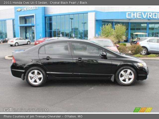 2011 Honda Civic LX-S Sedan in Crystal Black Pearl