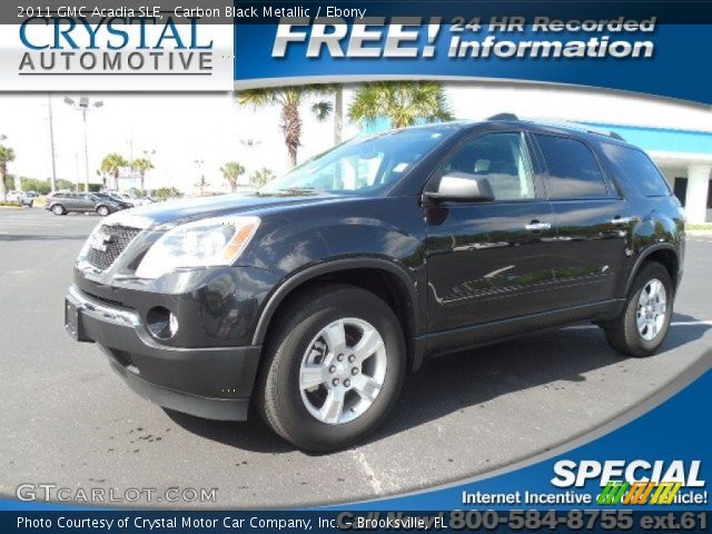 2011 GMC Acadia SLE in Carbon Black Metallic