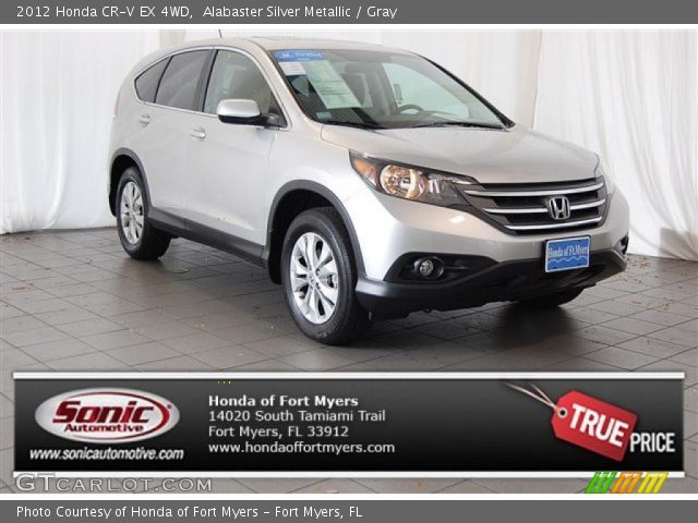 2012 Honda CR-V EX 4WD in Alabaster Silver Metallic