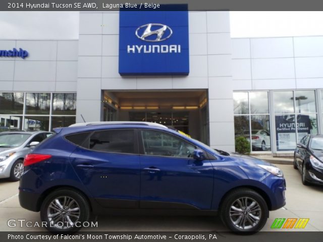 2014 Hyundai Tucson SE AWD in Laguna Blue