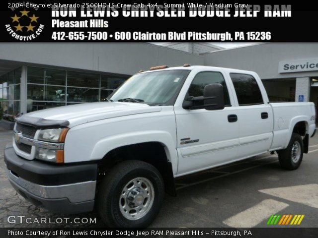 2004 Chevrolet Silverado 2500HD LS Crew Cab 4x4 in Summit White