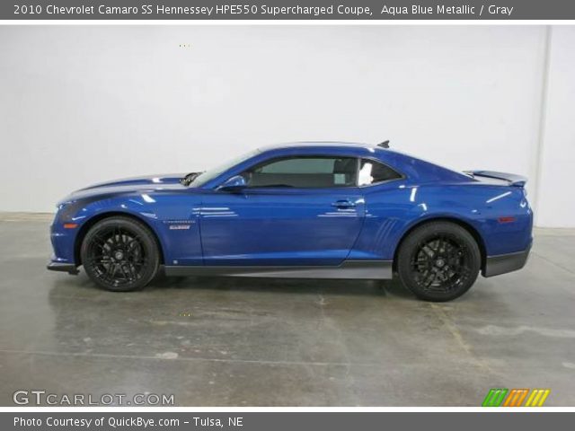 2010 Chevrolet Camaro SS Hennessey HPE550 Supercharged Coupe in Aqua Blue Metallic