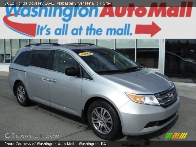 2012 Honda Odyssey EX-L in Alabaster Silver Metallic