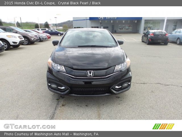 2015 Honda Civic EX-L Coupe in Crystal Black Pearl