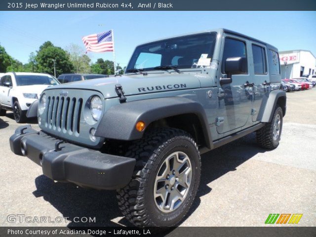 2015 Jeep Wrangler Unlimited Rubicon 4x4 in Anvil