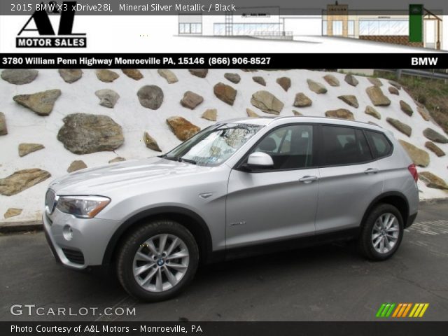 2015 BMW X3 xDrive28i in Mineral Silver Metallic