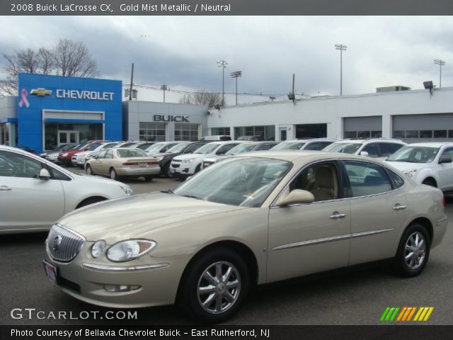 2008 Buick LaCrosse CX in Gold Mist Metallic