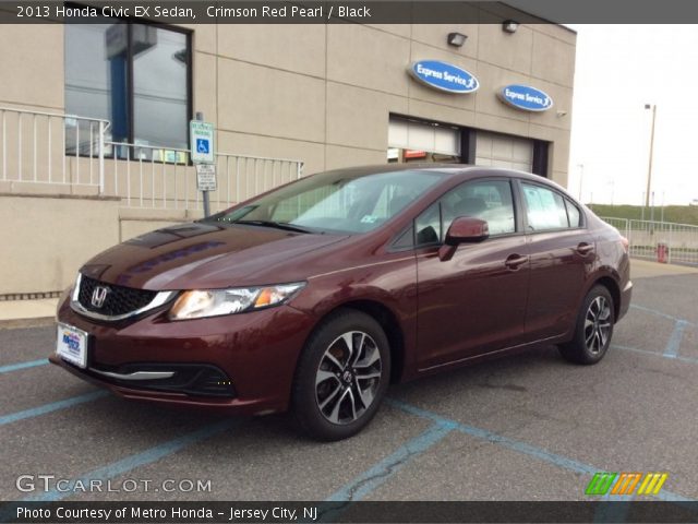 2013 Honda Civic EX Sedan in Crimson Red Pearl