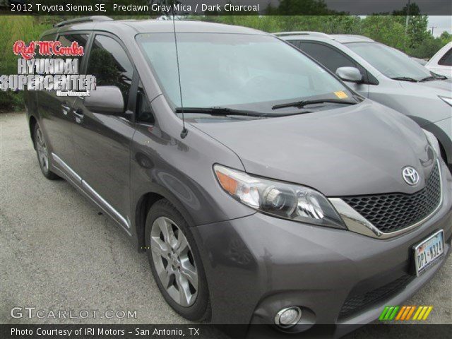 2012 Toyota Sienna SE in Predawn Gray Mica