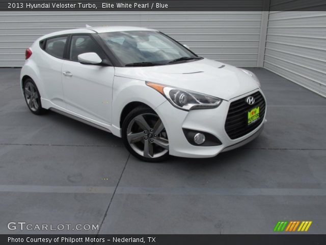 2013 Hyundai Veloster Turbo in Elite White Pearl