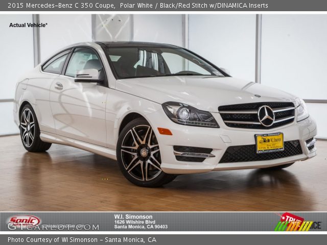 2015 Mercedes-Benz C 350 Coupe in Polar White
