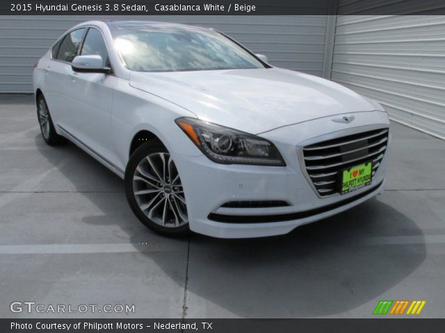 2015 Hyundai Genesis 3.8 Sedan in Casablanca White
