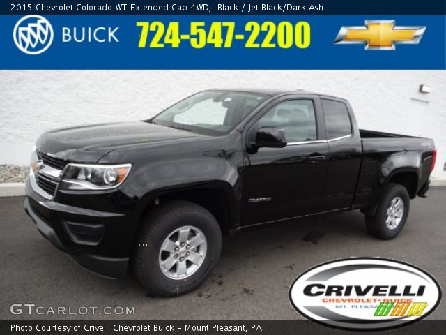 2015 Chevrolet Colorado WT Extended Cab 4WD in Black