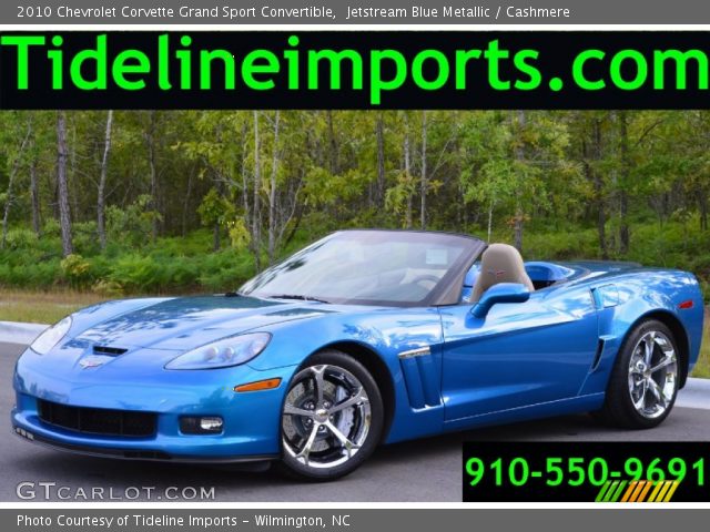 2010 Chevrolet Corvette Grand Sport Convertible in Jetstream Blue Metallic