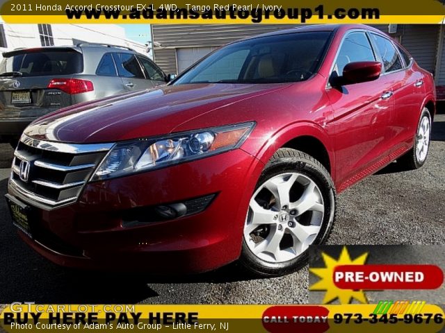 2011 Honda Accord Crosstour EX-L 4WD in Tango Red Pearl