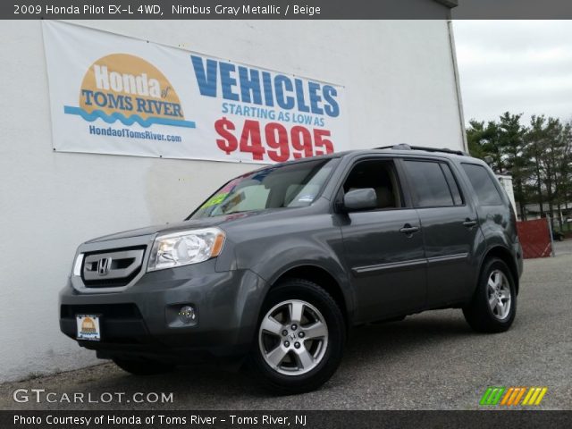 2009 Honda Pilot EX-L 4WD in Nimbus Gray Metallic