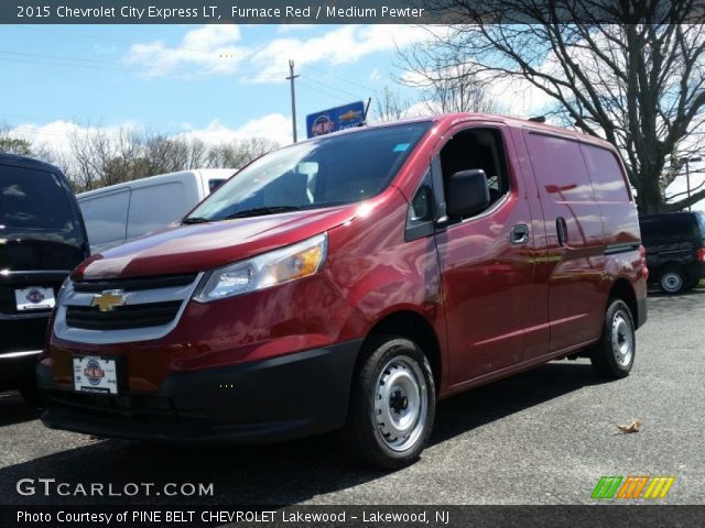 2015 Chevrolet City Express LT in Furnace Red